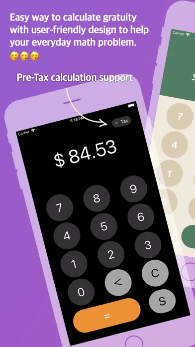Tiny Tip Calculator سکرین شاٹس