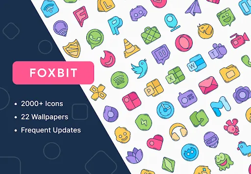 Ảnh chụp màn hình của Foxbit Icon Pack