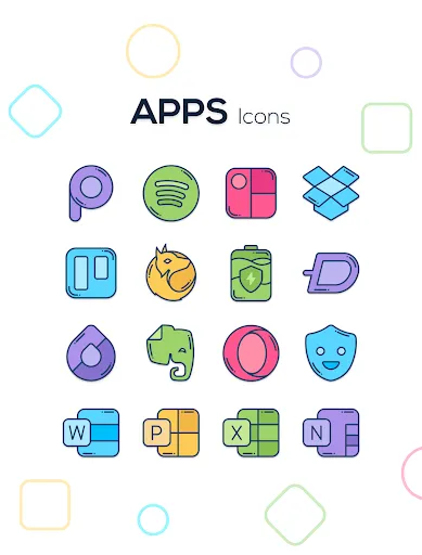 Ảnh chụp màn hình của Foxbit Icon Pack