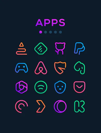 Tangkapan layar Linebit Icon Pack