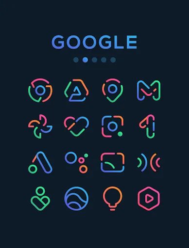 Tangkapan layar Linebit Icon Pack