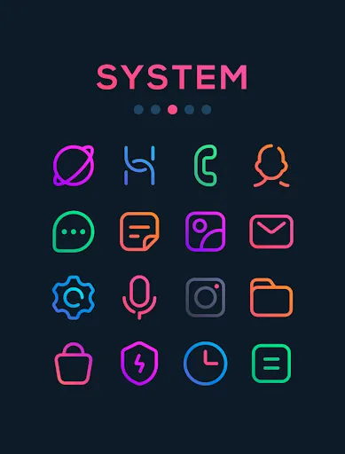Tangkapan layar Linebit Icon Pack