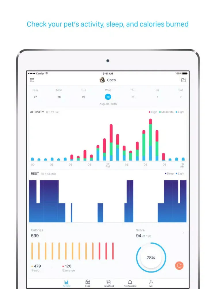 Capturas de pantalla de Poof Pet Activity Tracker iPad 