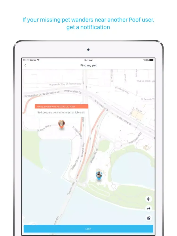 Capturas de pantalla de Poof Pet Activity Tracker iPad 