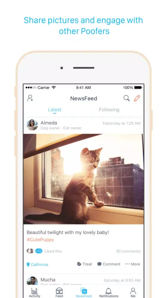 Capturas de pantalla de Poof Pet Activity Tracker