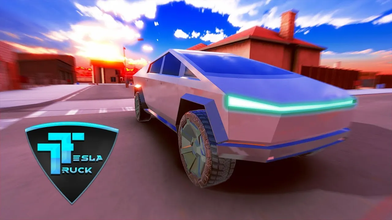 Tesla CyberTruck Self Driving Screenshots