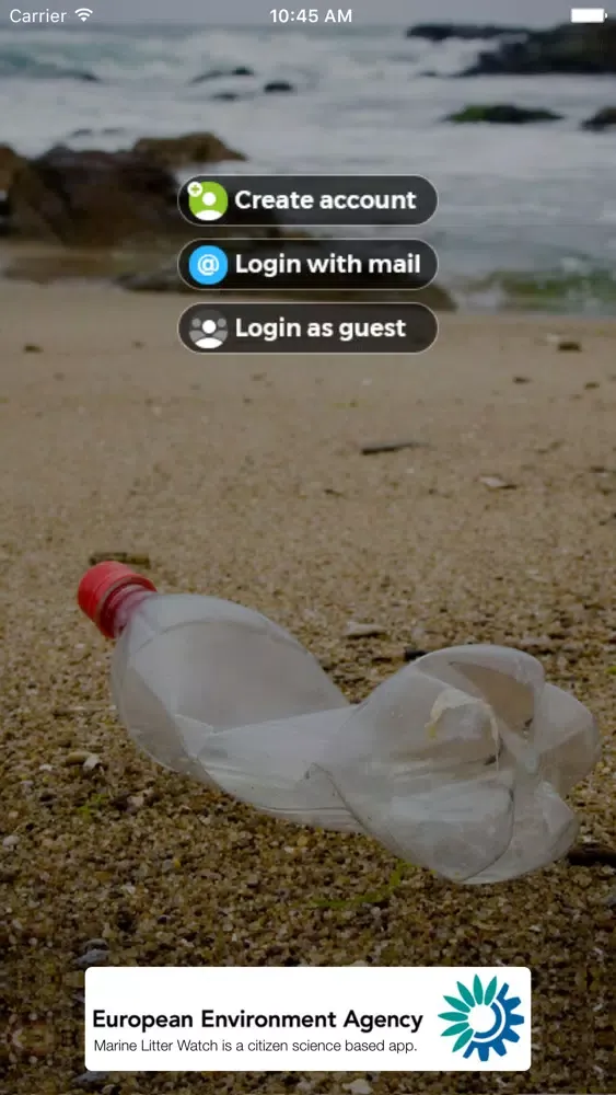 Marine LitterWatch Screenshots