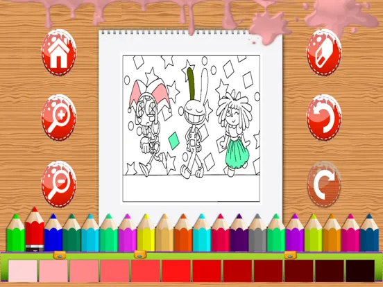 Pomni Coloring Book iPad  سکرین شاٹس
