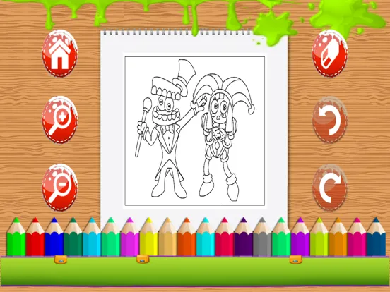 Pomni Coloring Book iPad  سکرین شاٹس