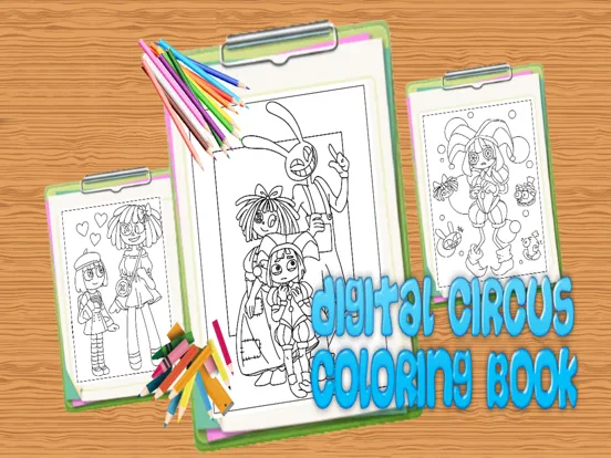 Pomni Coloring Book iPad  سکرین شاٹس