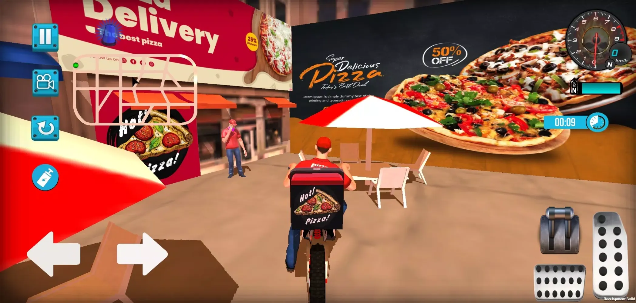 Pizza Delivery Bike Simulator स्क्रीनशॉट