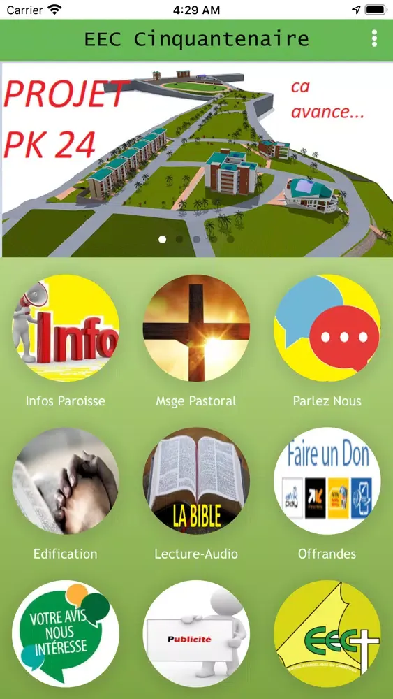 Paroisse EEC Cinquantenaire سکرین شاٹس