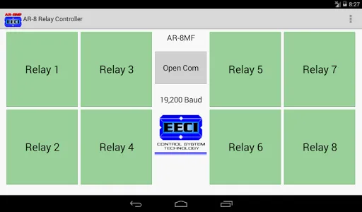 AR-8 USB Relay Controller Screenshots