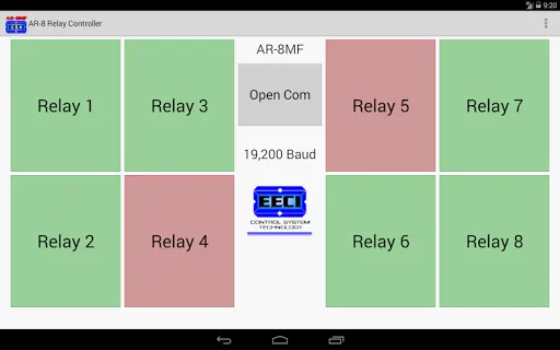 AR-8 USB Relay Controller Screenshots