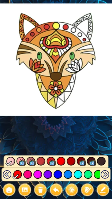 Mandala Art Coloring Games Screenshots