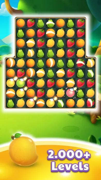 Match 3 games - Fruit match 스크린샷