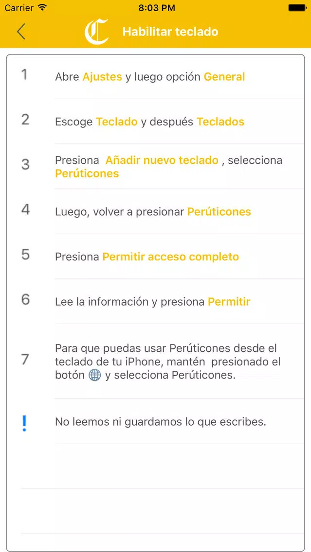 Capturas de pantalla de Perúticones