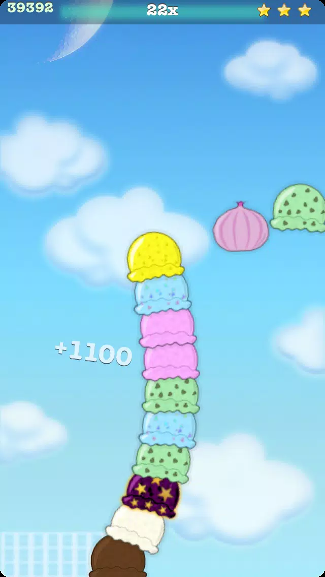 Screenshot di Scoops - Build & Match Food Free