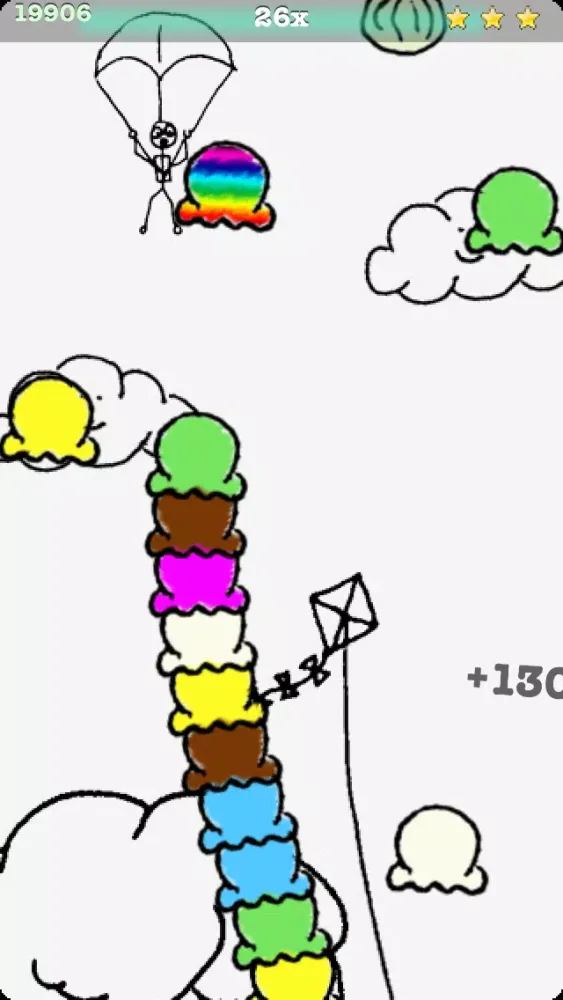 Capturas de pantalla de Scoops - Build & Match Food Free