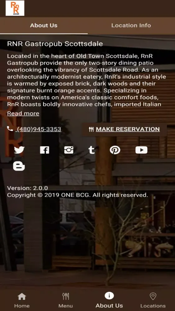 RNR Gastropub Screenshots