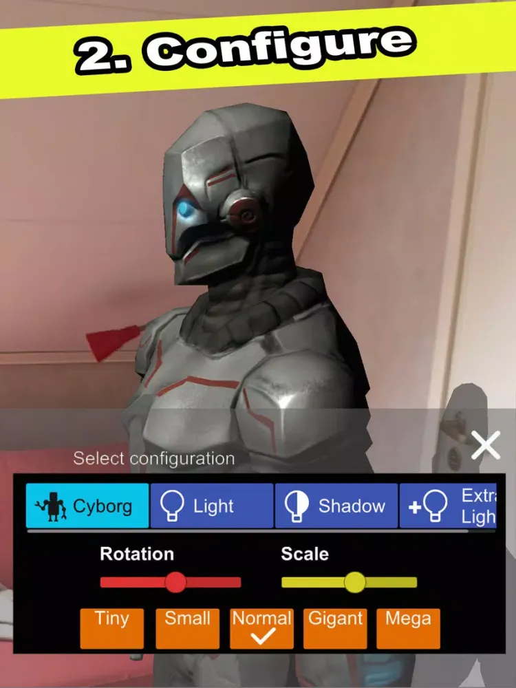 Zrzuty ekranu CyborgHolo iPad 