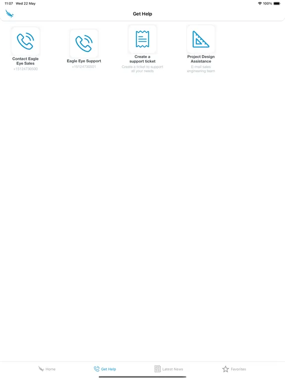 Zrzuty ekranu Eagle Eye Sales Assistant iPad 