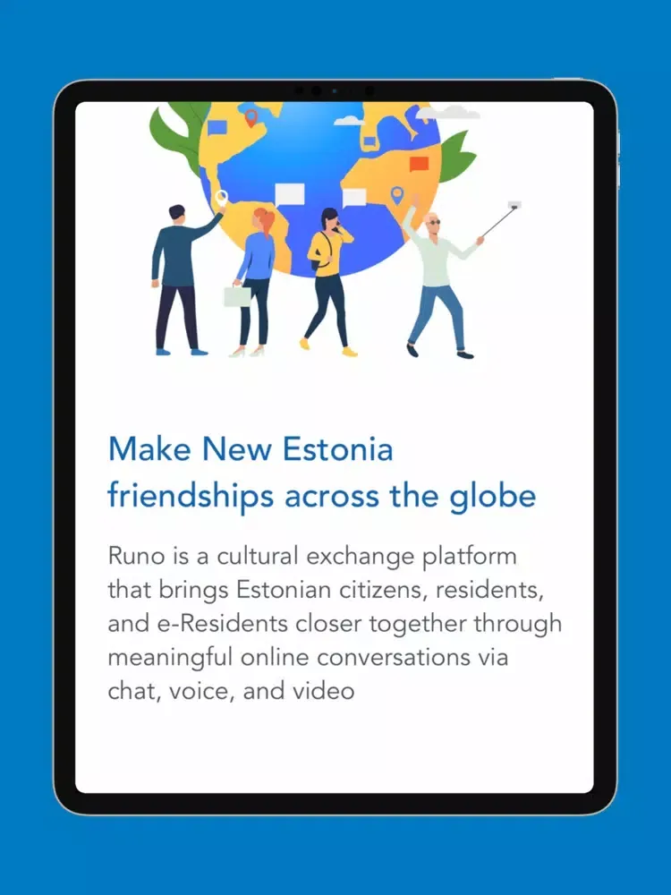 RUNO - Estonians & e-Residents iPad  স্ক্রিনশট
