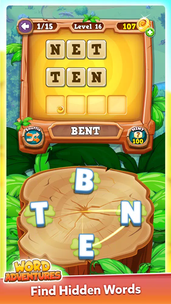 Tangkapan layar Word Adventures