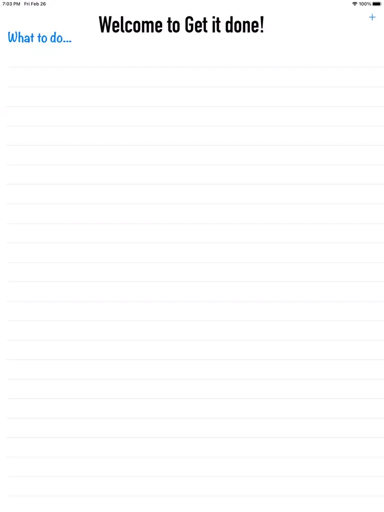 Get it done! iPad  Screenshots