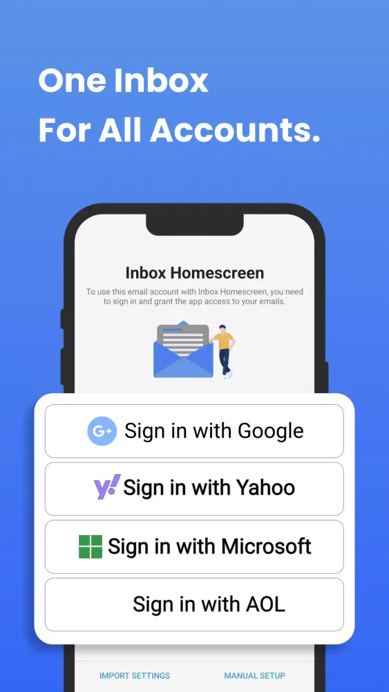 Inbox Homescreen Screenshots