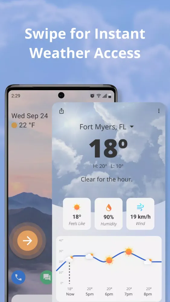 Скриншоты Weather Now Launcher