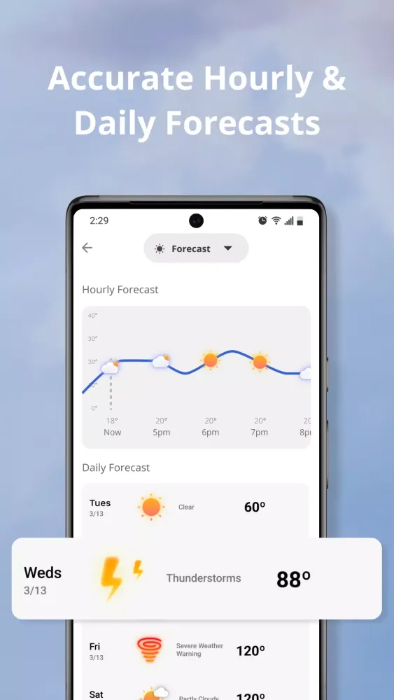 Скриншоты Weather Now Launcher