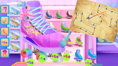ภาพหน้าจอของ Roller Skating Star Growth