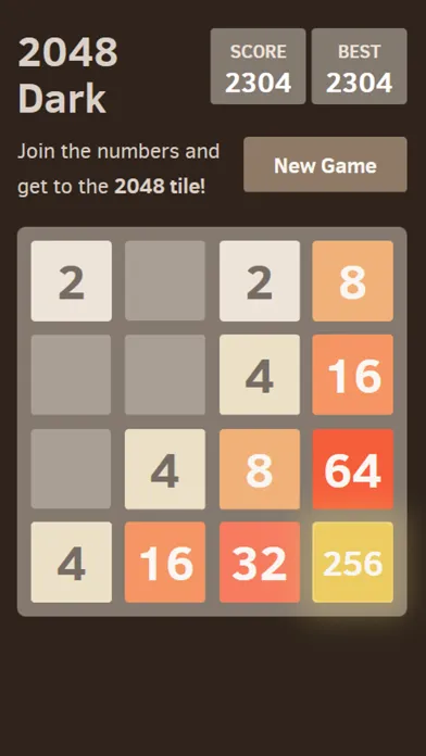 صور 2048 dark mode