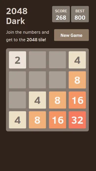 صور 2048 dark mode