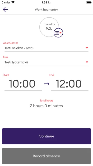 Screenshot di Eezy WorkerApp