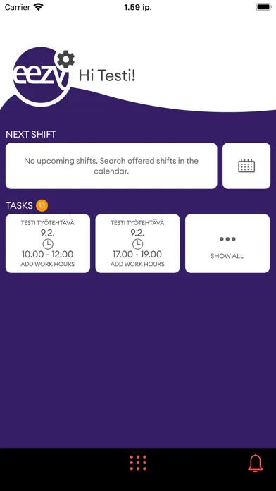 Screenshot di Eezy WorkerApp