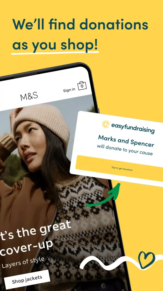 Captures d'écran de Easyfundraising