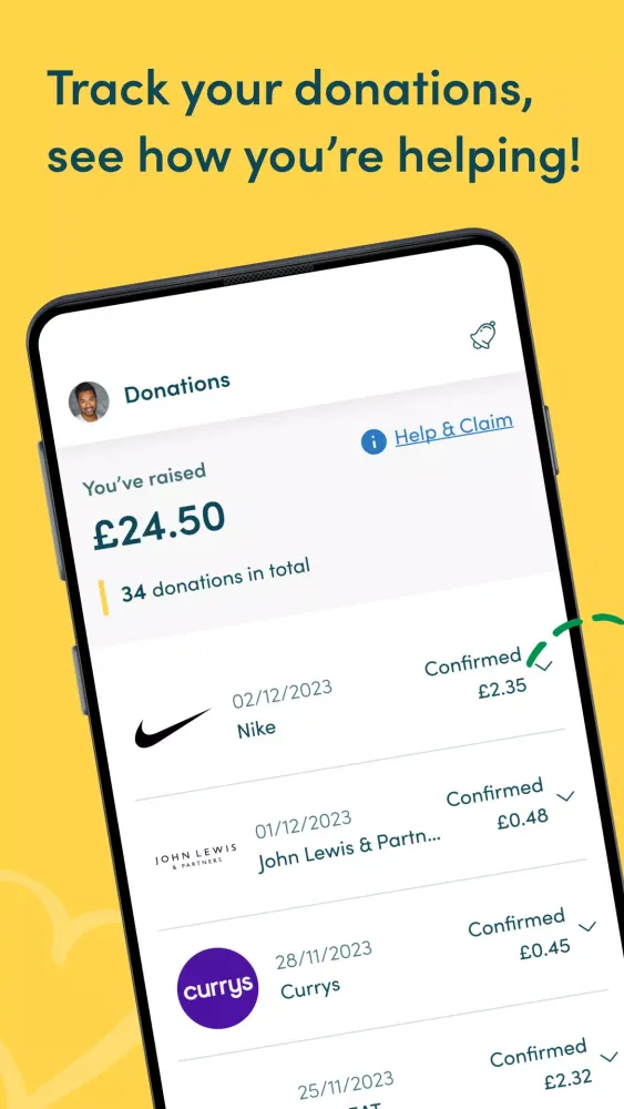 Captures d'écran de Easyfundraising
