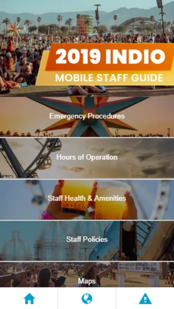 Tangkapan skrin 2019 Indio Staff Guide