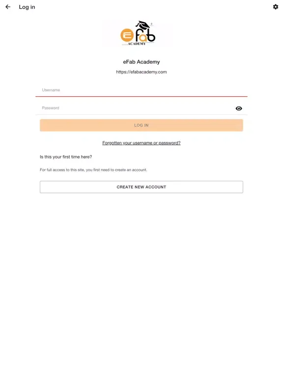 eFab Academy iPad  স্ক্রিনশট