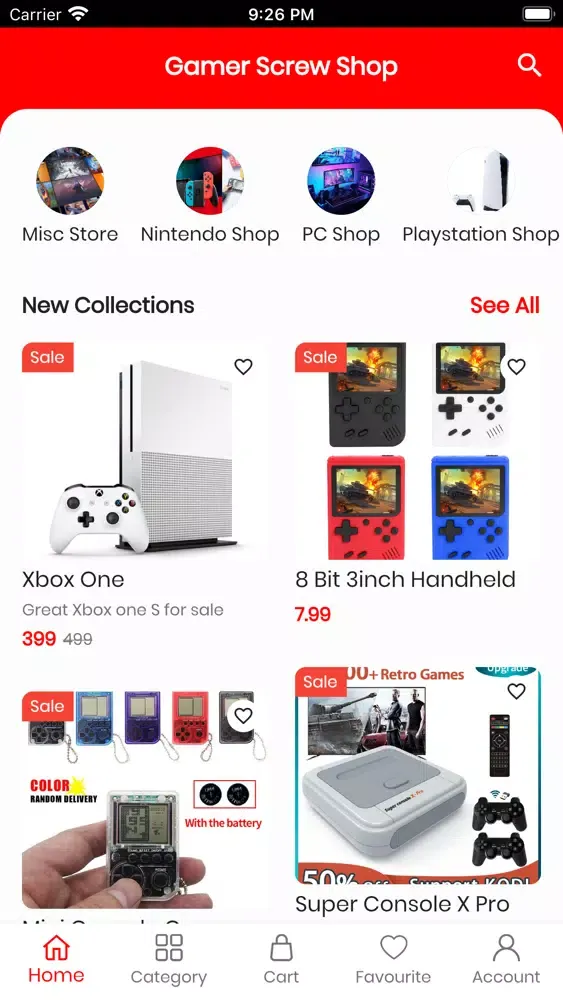 Captures d'écran de Gamers Shop