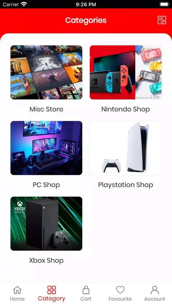 Captures d'écran de Gamers Shop