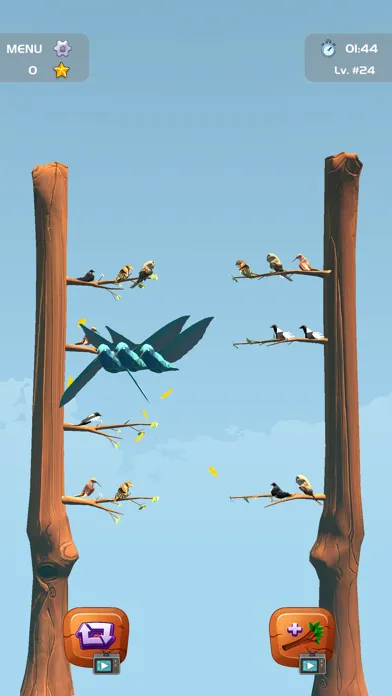 Capturas de tela do Bird Sort Color: Puzzle Game