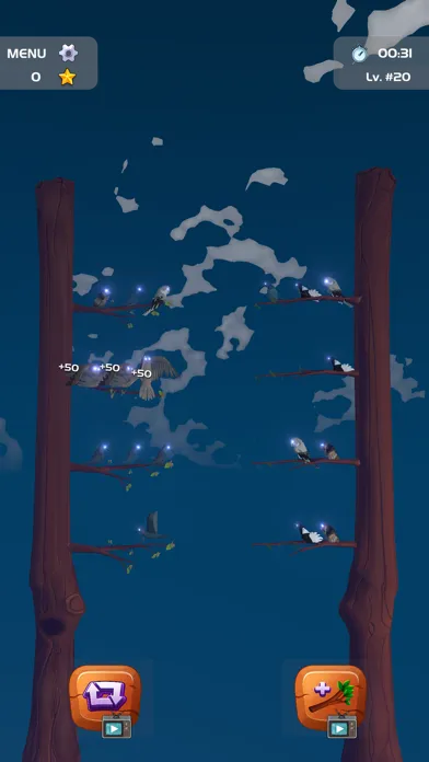 Capturas de tela do Bird Sort Color: Puzzle Game