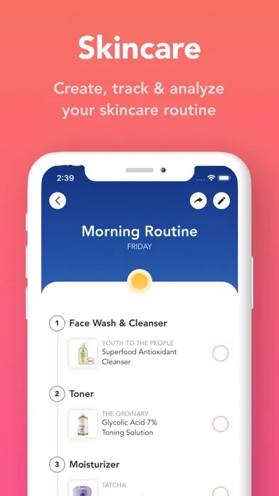 Ảnh chụp màn hình của Charm: Skincare Routine 360°