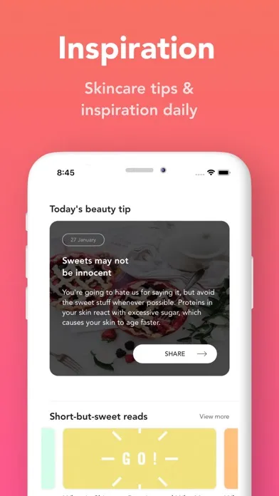 Ảnh chụp màn hình của Charm: Skincare Routine 360°