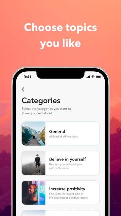 Capturas de pantalla de Mantra - Daily Affirmations