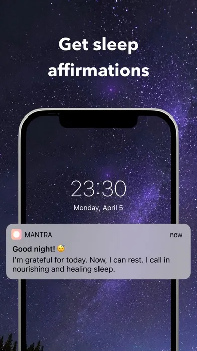 ภาพหน้าจอของ Mantra - Daily Affirmations