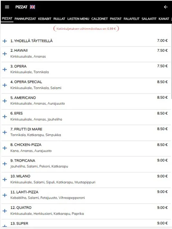 Efes Pizza and kebab iPad  Ekran Görüntüleri